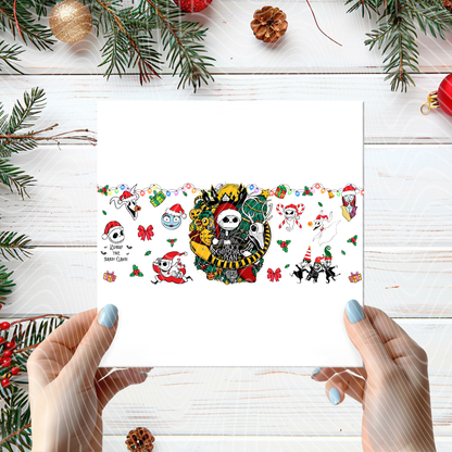 Skull Guy in Christmas Sublimation